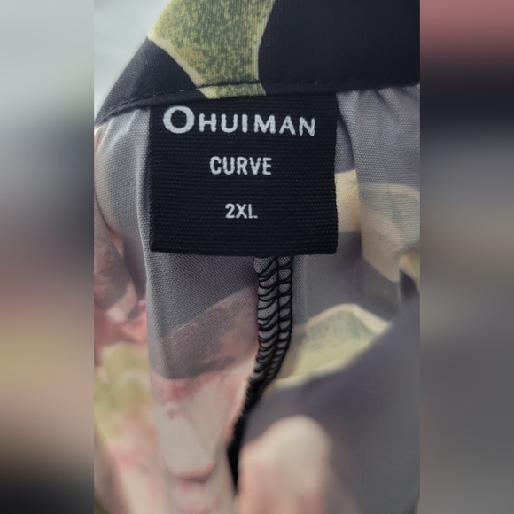 Allover Print Halter Dress Size 2XL - Picture 4 of 5